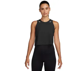 Nike Damen AeroSwift ADV Crop Tanktop schwarz