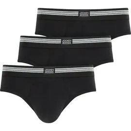 Jockey Slip, 3er-Pack, Materialmix, für Herren, schwarz, XL