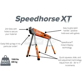 Bora Speedhorse Arbeitsbock XT, 2er Set