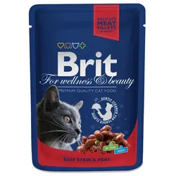 BRIT Cat Rind und Erbsen 100g
