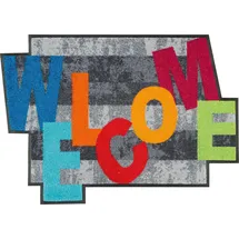 Wash+Dry Crazy Welcome 60 x 85 cm Mehrfarbig