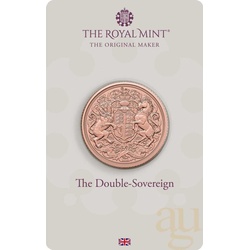 2 Pfund Goldmünze Double Memorial Sovereign King Charles 2022 in Blister