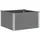 vidaXL Garten-Hochbeet WPC 100 x 100 x 54 cm Grau