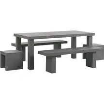 Beliani Taranto Set 6-tlg. Grau