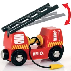 BRIO World - Feuerwehr-Leiterfahrzeug mit Licht & Sound