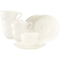 SELTMANN WEIDEN Kaffeetasse mit Untertasse 0,27 l Beige 6 St.