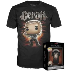 Funko - POP! - The Witcher - Geralt - Boxed Tee, Größe L
