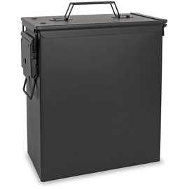 Mil-Tec US Ammo Box Steel M9 Cal. 50 Large schwarz