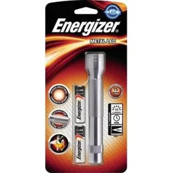 Taschenlampe E300695900 Metall LED +2AA silber