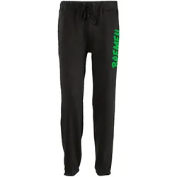 multifanshop Jogginghose - Bremen - Textmarker - Druck grün - Trainingshose