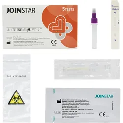 5X5er Joinstar Covid-19 Antigen Schnelltests Corona Selbsttest SARS-CoV-19 CE (25 Tests)