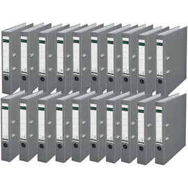 Leitz Aktenordner DIN A4 52 mm Grau 20 St.