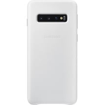 Samsung Leather Cover EF-VG973 für Galaxy S10 weiß