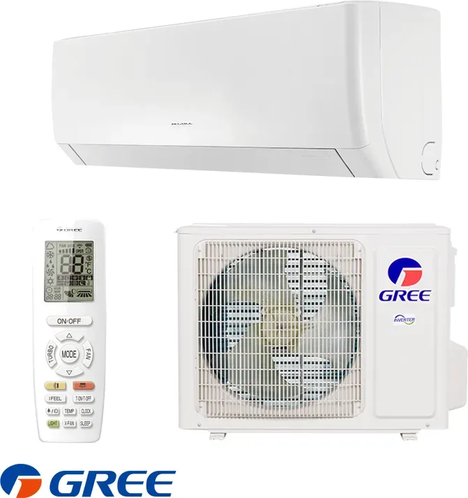 Gree Pular GWH09AGBXB-K6DNA1A Inverter-Klimaanlage – 9.000 BTU, WLAN, Ionisator, A++/A+, bis zu 17 m2