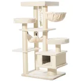 Nobby Vago Kratzbaum 79 x 59 x 162 cm cream