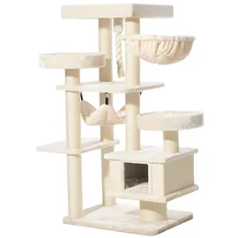 Nobby Vago Kratzbaum 79 x 59 x 162 cm cream