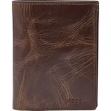 Fossil Derrick International Combi Geldbörse braun