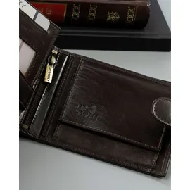 ROVICKY Elegante Herrengeldbörse braun