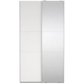 VCM Schiebetürenschrank Como 120 x 220 x 0 cm Weiß