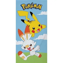 OEM Pokemon Pikachu Badetuch 70 x 140 cm mehrfarbig