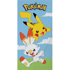 OEM Pokemon Pikachu Badetuch 70 x 140 cm mehrfarbig
