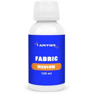 7 Artists Textilfarbe Acrylbinder Pouring Medium Hilfsmittel für Textilfarbe 125 ml Matt