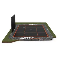 Berg Toys BERG Trampolin Ultim Pro Bouncer 500 x 500 cm FlatGround Sports grau + AeroWall