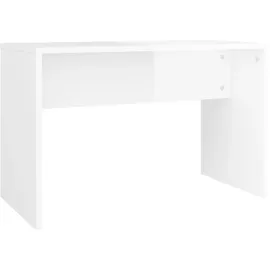 vidaXL Schminkhocker Hochglanz-Weiß 70 x 35 x 45 cm Weiß