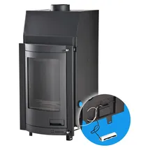 HS Flamingo Aquaflam 7 Panorama Stahl Schwarz