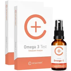 Kontrollset Omega-3 Tests+Omega-3 Spray
