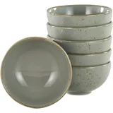 CreaTable Dipschale Nature Collection 11,5 cm, stone (6er Pack)