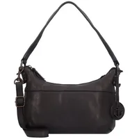 Harbour 2nd Mara Schultertasche Leder 30 cm schwarz