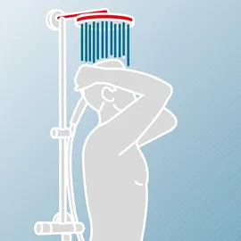 Schulte DuschMaster Rain mit Umsteller