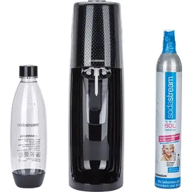 Sodastream Easy schwarz + PET-Flasche + Zylinder