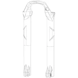 RockShox Lower Leg 35G 27,5 Zoll 2020+ Gloss Black