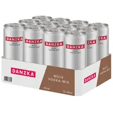 DANZKA Mule Vodka-Mix 12 x 0,33 L Dose mit 10 % vol. - DANZKA Forty Qualität im RTD-Format – Ingwernote und spritzige Frische – Longdrink für unterwegs