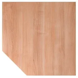 Hammerbacher Verbindungsplatte höhenverstellbar nussbaum, grafit Trapezform 120,0 x 120,0 x 65,5 - 82,5 cm