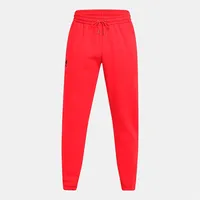 Under Armour Essential Fleece Joggers - Racer Red Black