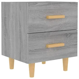 vidaXL Nachtschrank Grau Sonoma 40 x 35 x 47,5 cm Grau