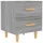 vidaXL Nachtschrank Grau Sonoma 40 x 35 x 47,5 cm Grau