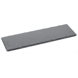 Schieferplatte, schwarz, 40 x 13 cm