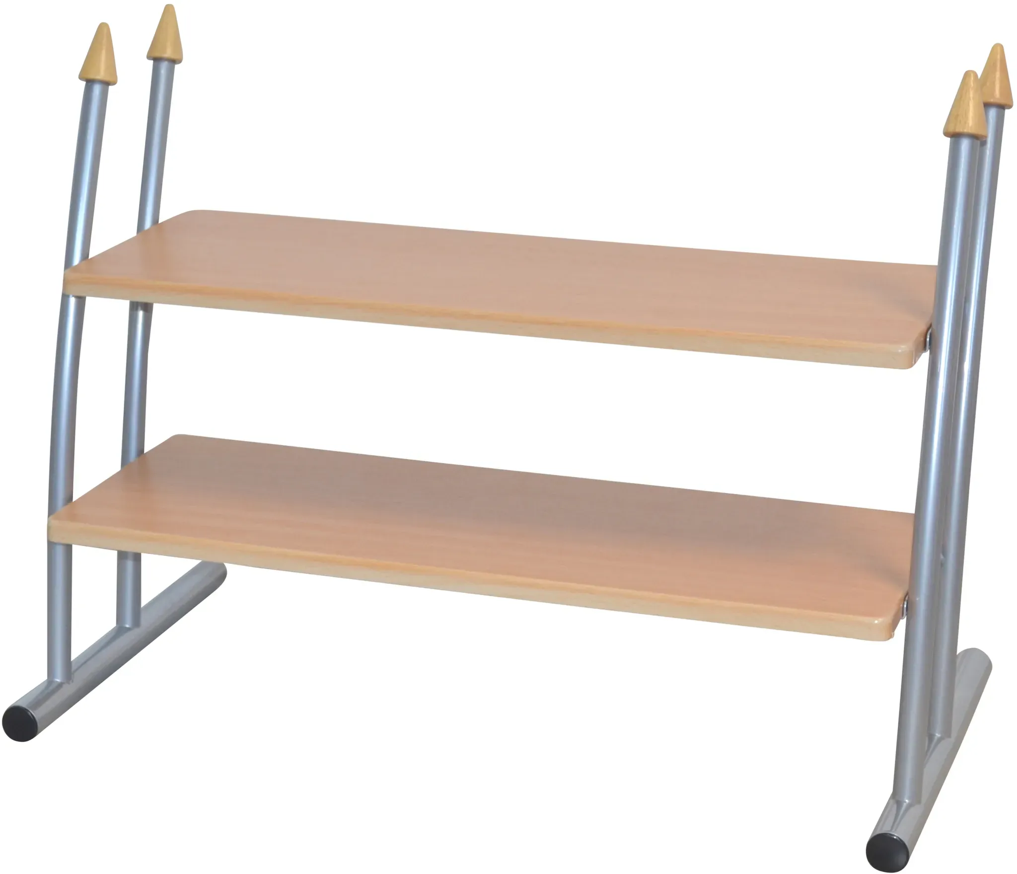 Schuhregal INOSIGN, braun (buchefarbig), 2 Stk. offene Fächer, Regale, Schuhregal, buchefarben