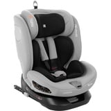 Kikkaboo Kindersitz i-Moove i-Size (40-150cm) Isofix 360-Grad-Drehung Kopfstütze hellgrau