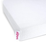 Babybay Jersey-Spannbezug Organic Cotton Maxi/Boxspring/Trend Spannleintuch weiß (160590)