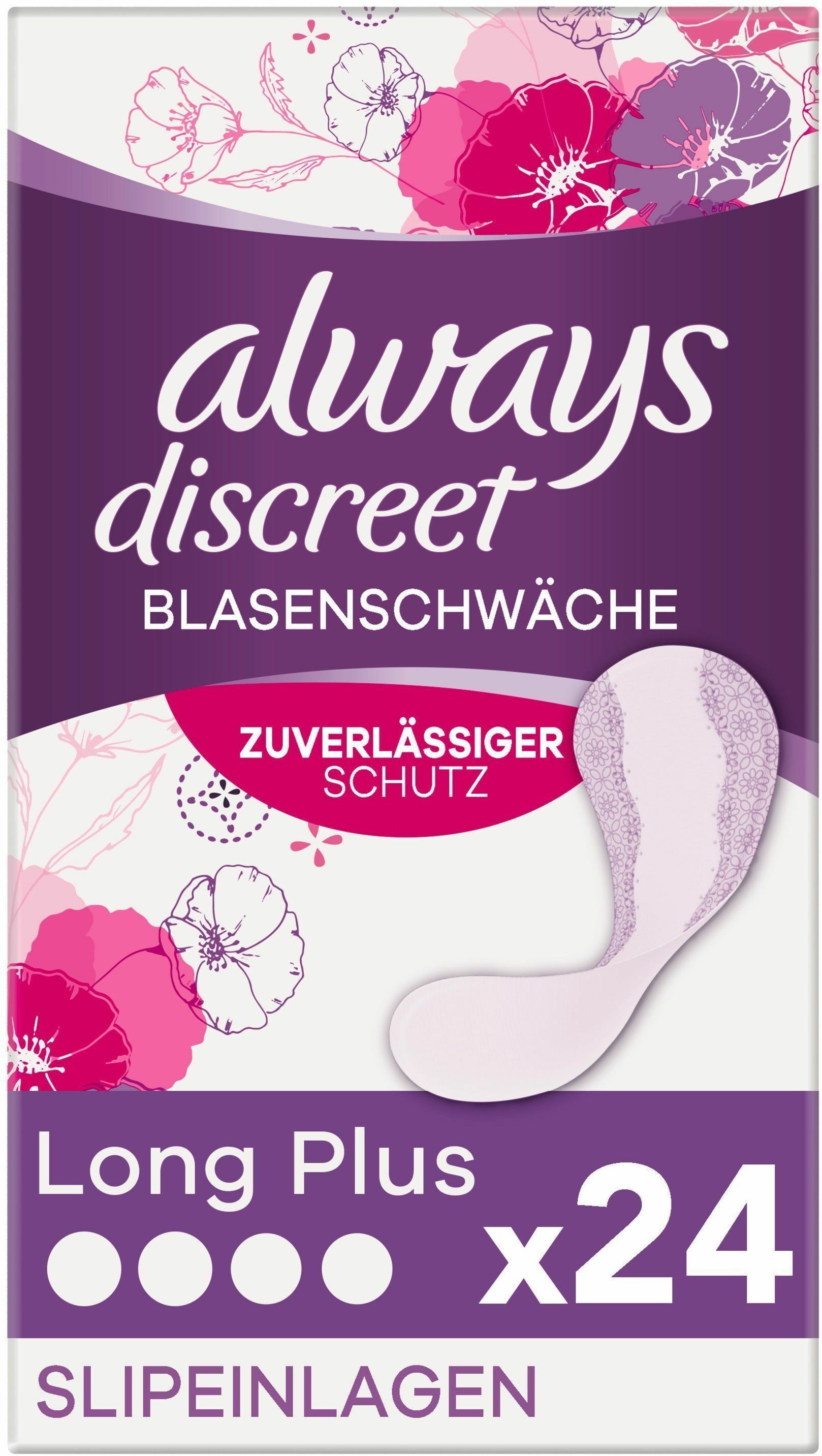 always discreet Inkontinenz Slipeinlagen Plus