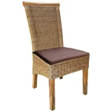 Rattanstuhl Esszimmerstuhl tabacco Perth Korbstuhl Rattan Stuhl nachhaltig