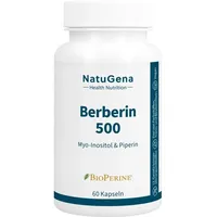 NatuGena Berberin 500 Myo-inositol & Piperin Kapseln 60 St.