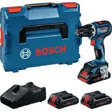 Bosch GSR 18V-90 C inkl. 3 x 4,0 Ah + L-Boxx
