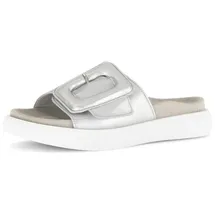 Gabor Damen Pantolette silberfarben 41 EU