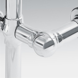 Kabelabdeckung für Heizelement, in Chrom - Hudson Reed